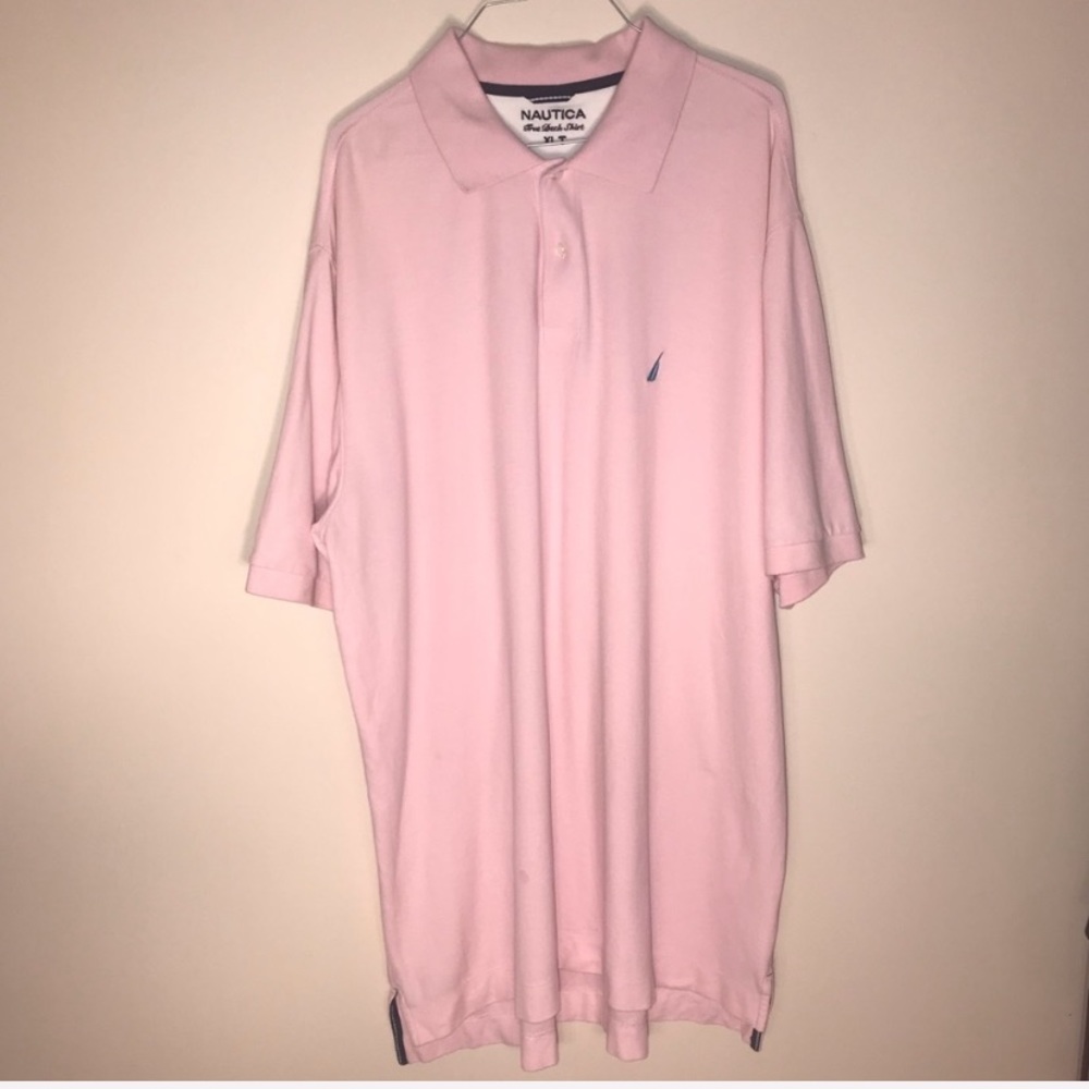 Nautica pink polo shirt XLT